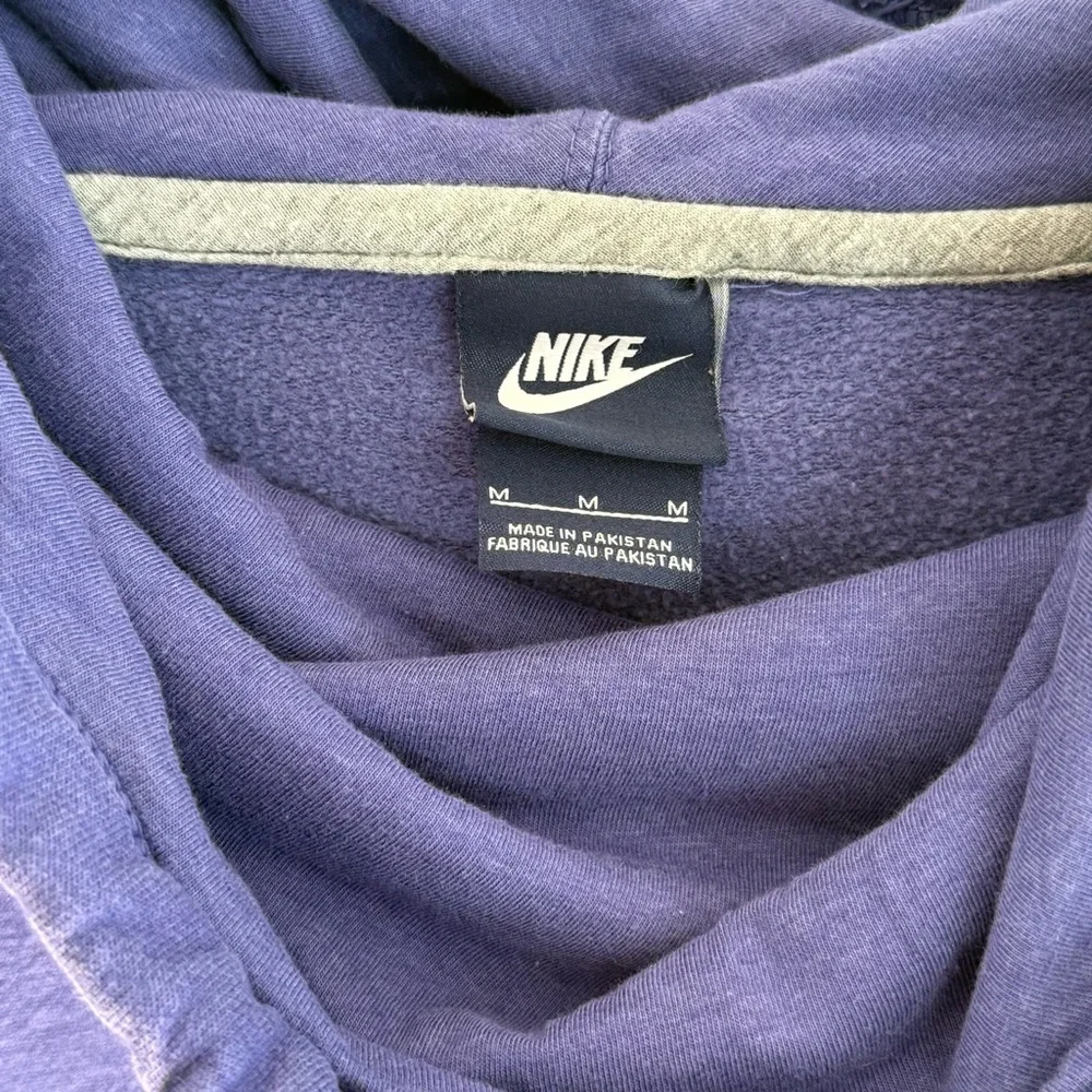 NIKE Sportswear Women's Funnel-neck Hoodie Mystic Navy Size Medium‎ Sweatshirt